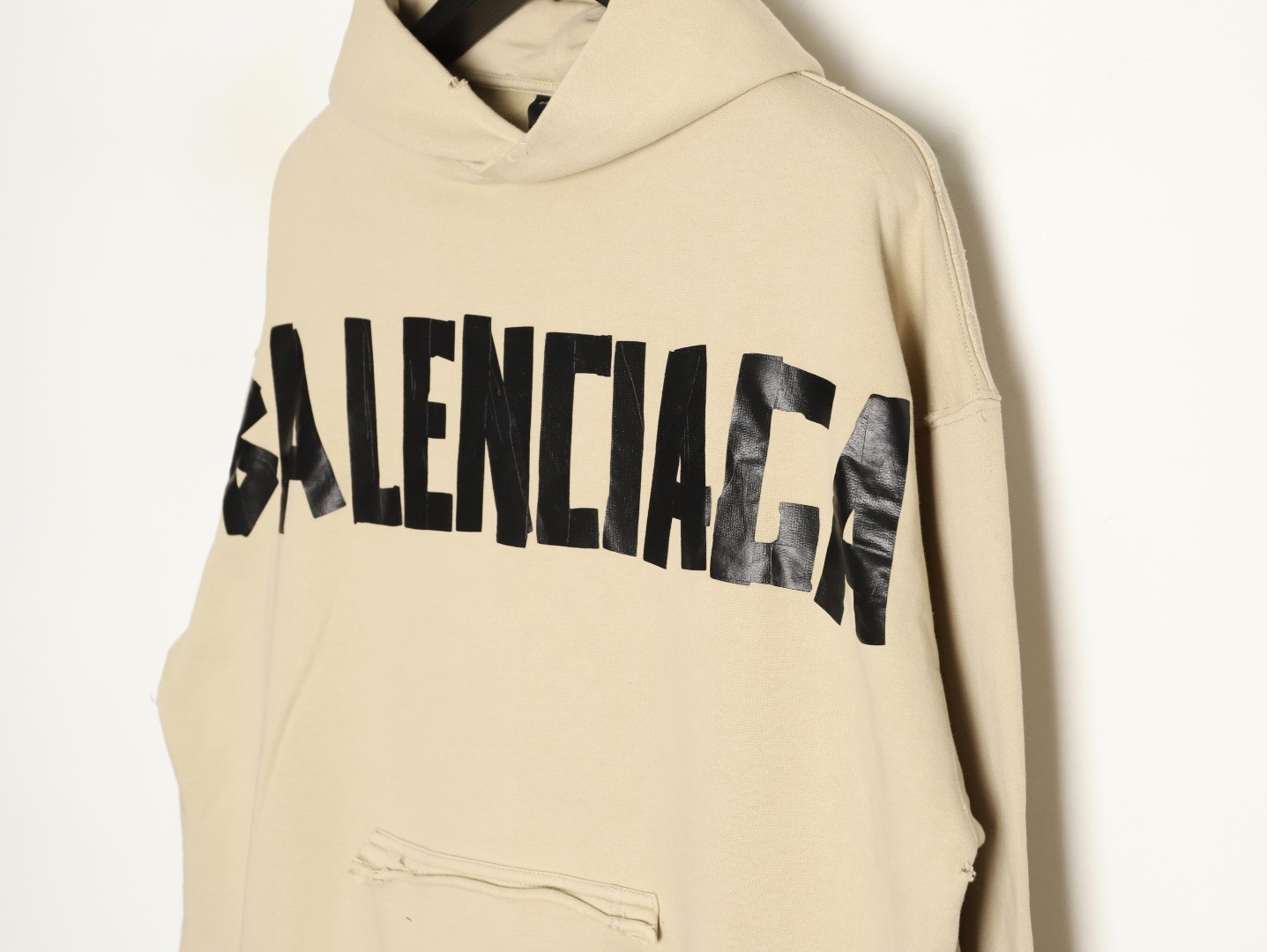 Ba*len*cia*ga 25fw fleece-lined hoodies