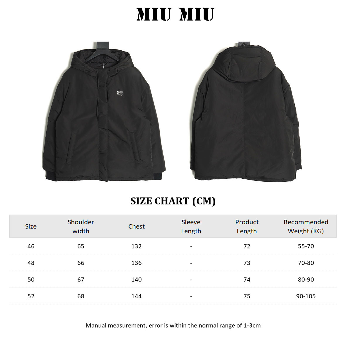 MIU MIU MM Short Puffer jacket