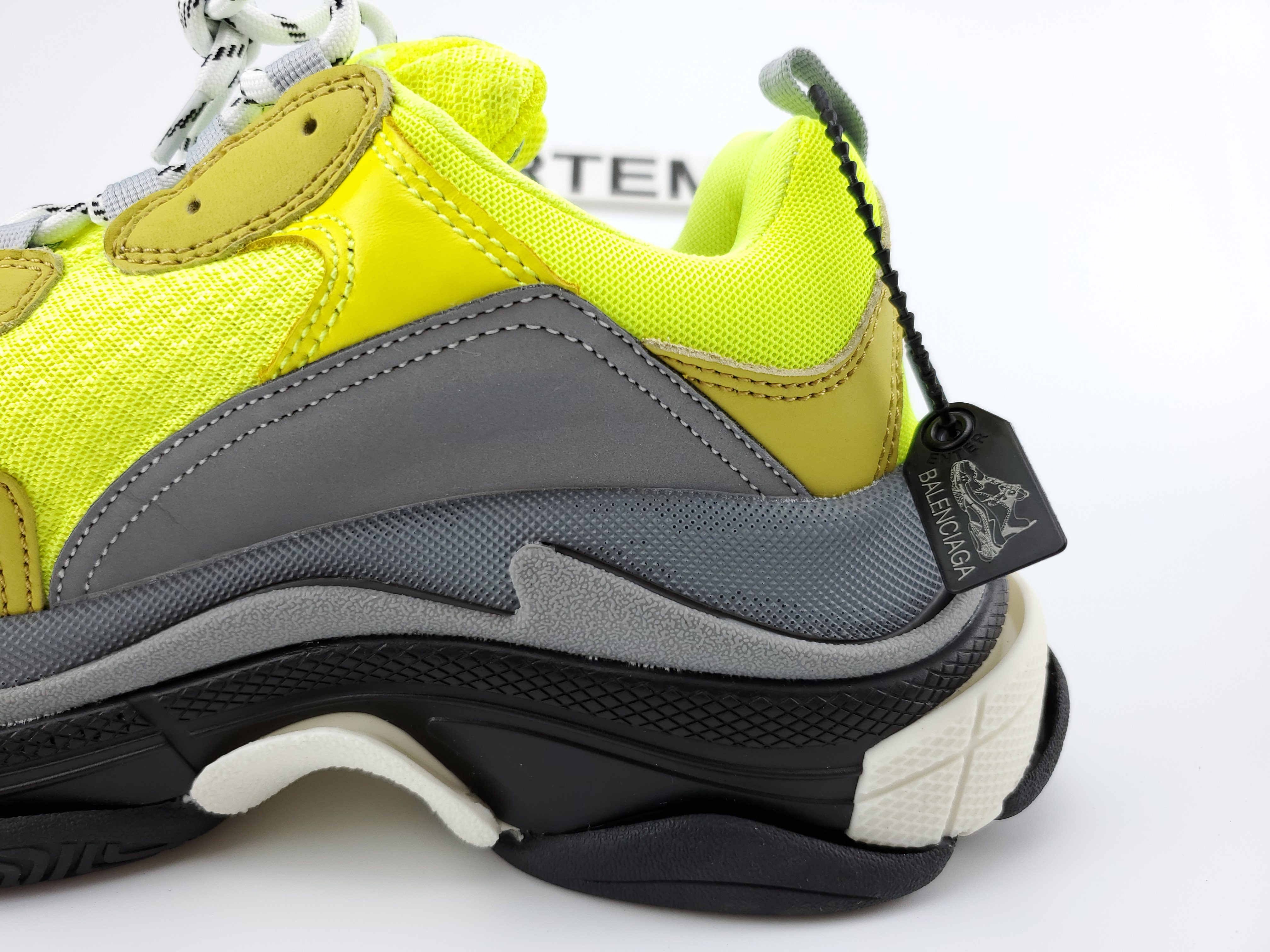 Balenciga Triple S Yellow Fluo