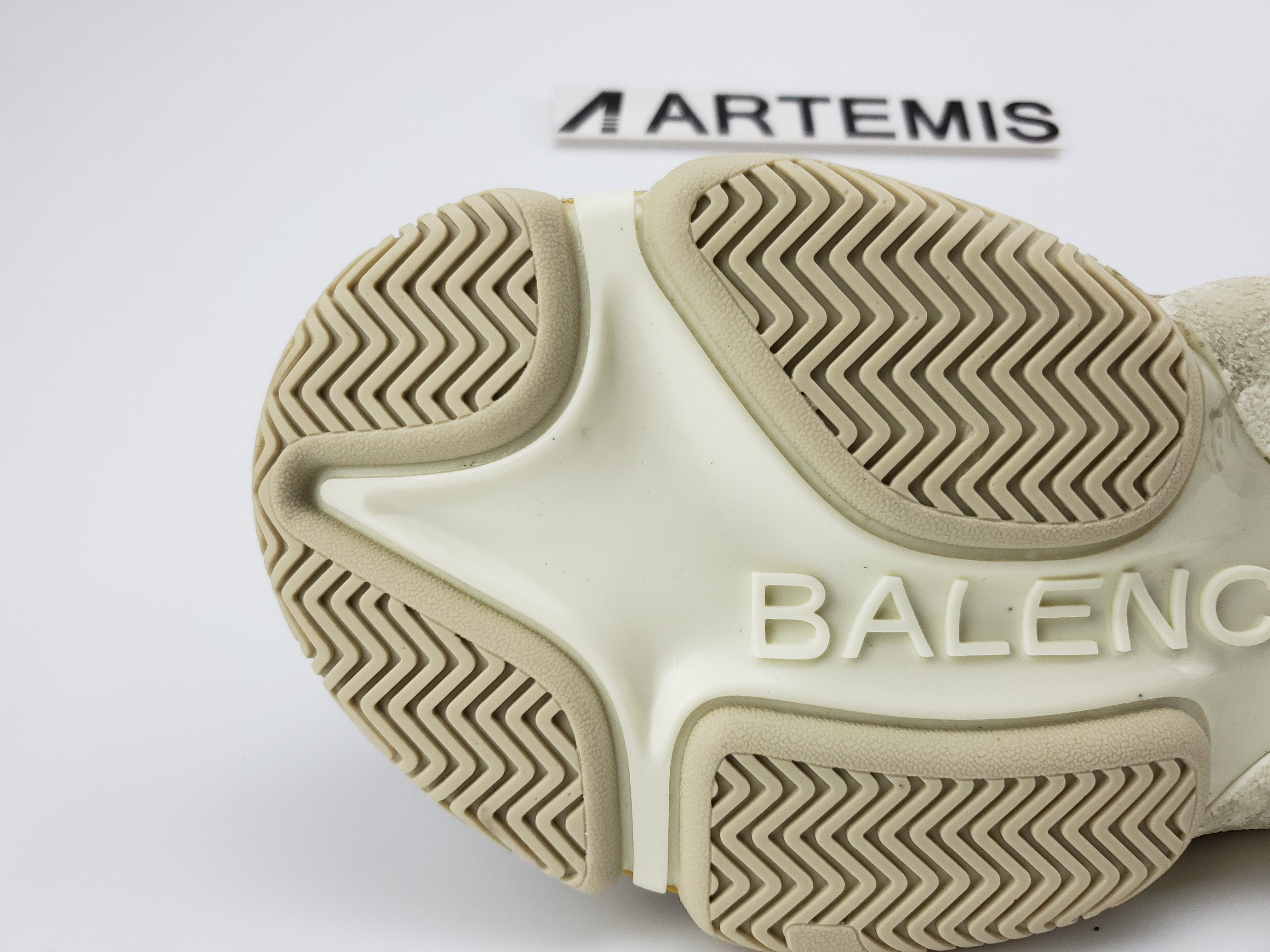 Balenciga Triple S Beige Green Yellow (2018 Reissue)