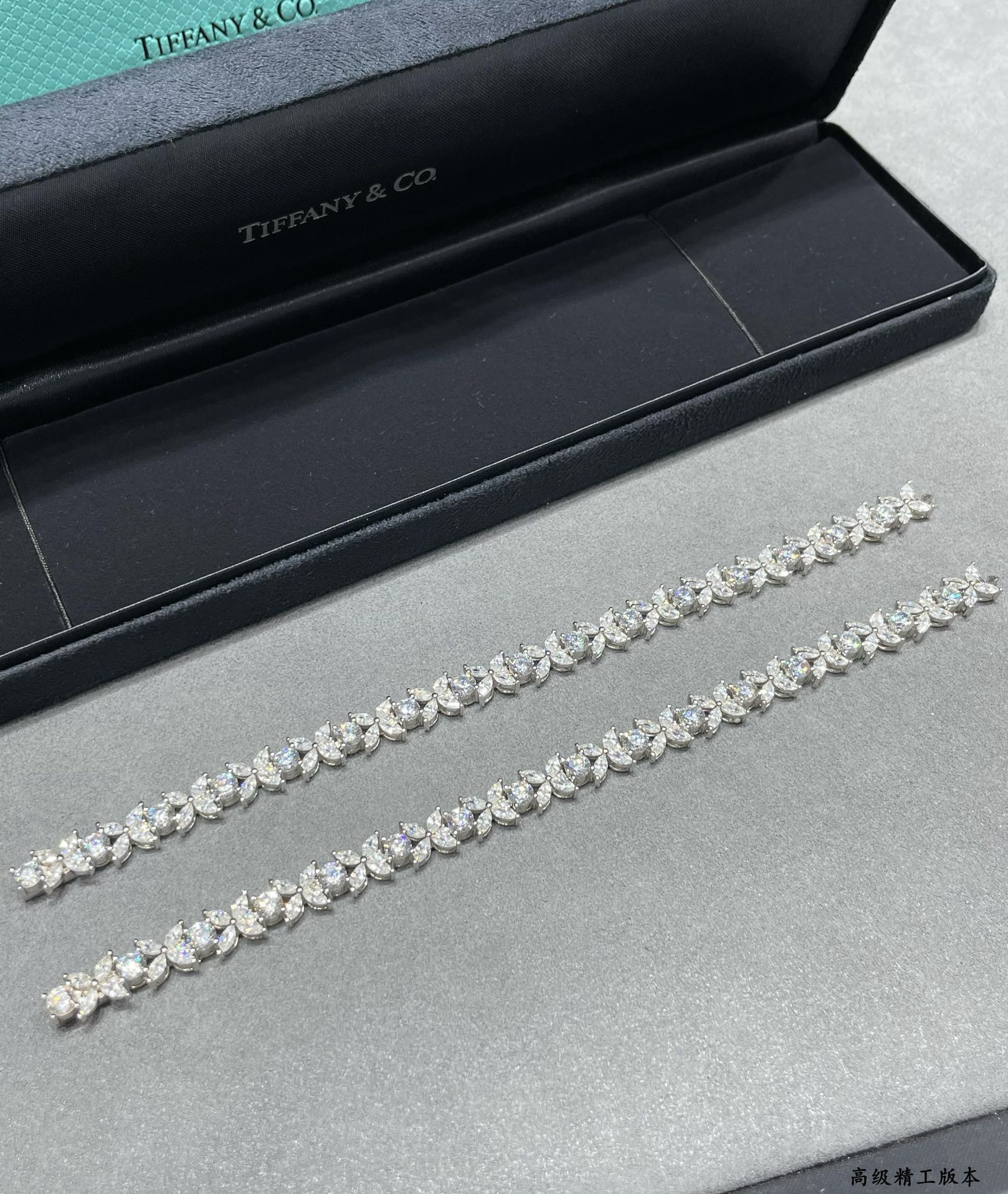 t*f*ny & co. soleste marquise Di*m*nd full bracelet ag925