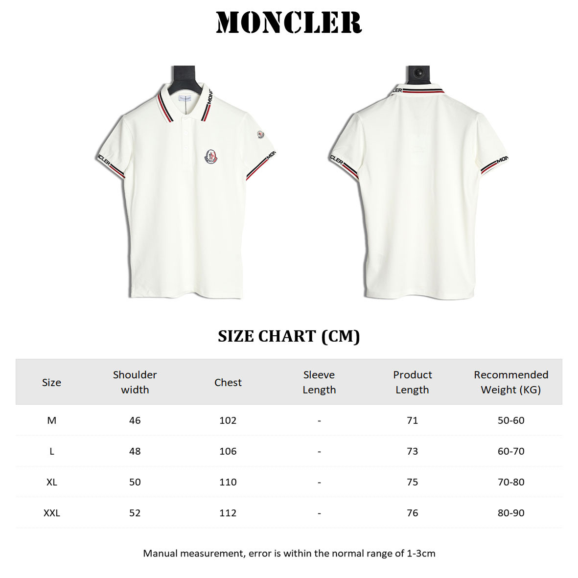 Moncler 25ss Short-sleeved Polo shirt