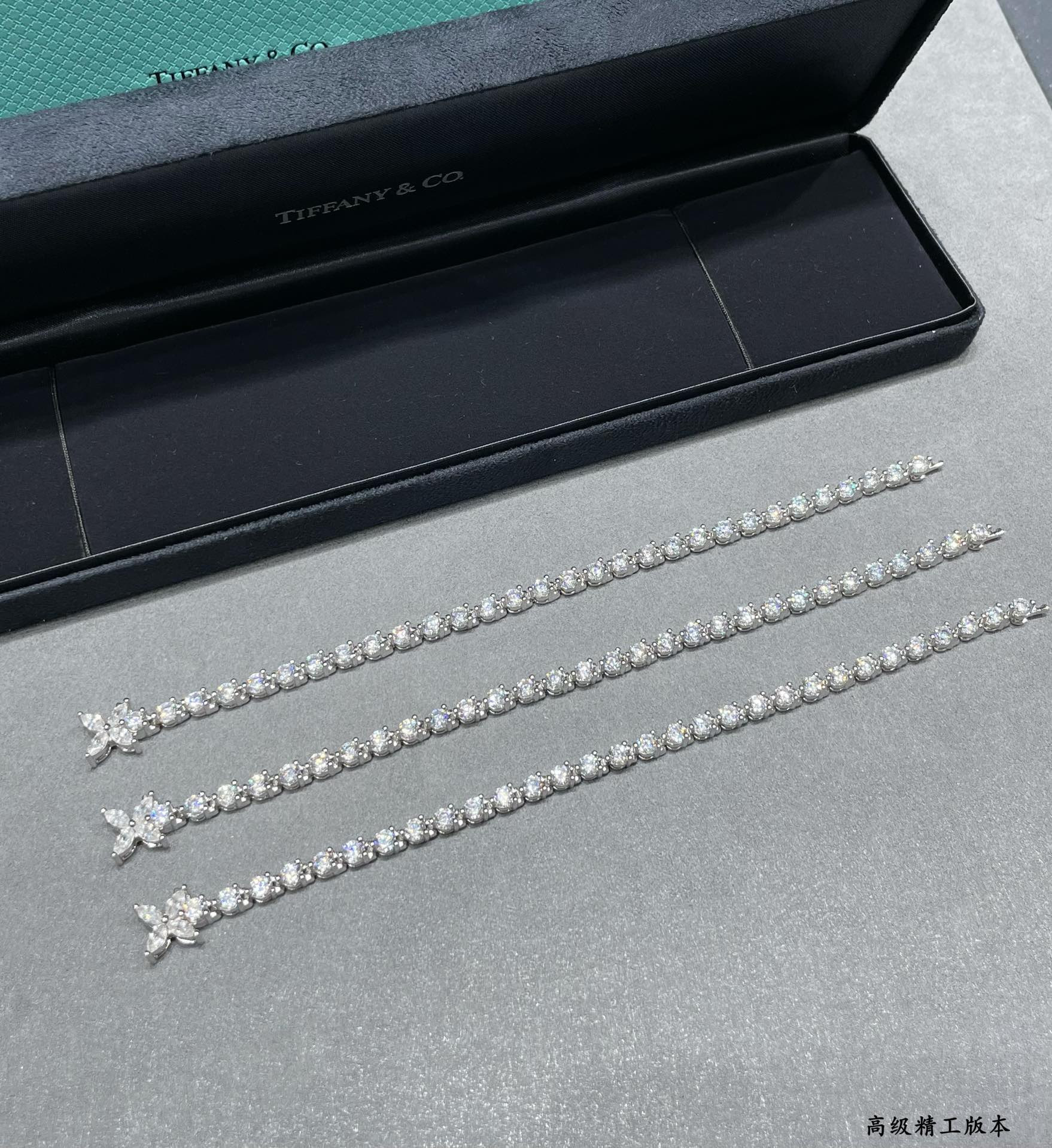 t*f*ny & co. soleste marquise Di*m*nd full bracelet ag925