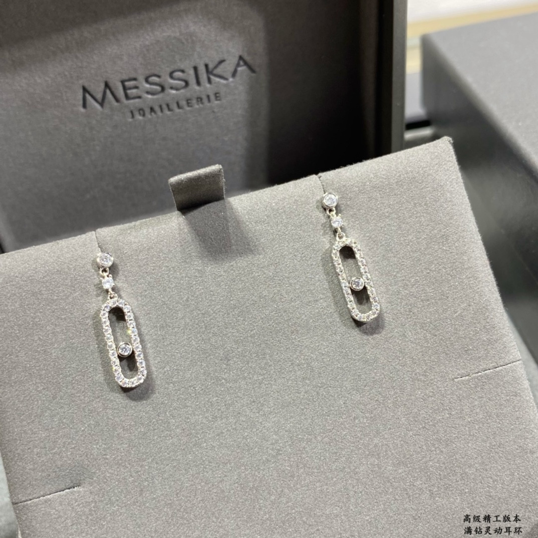 messika full Di*m*nd moving earrings