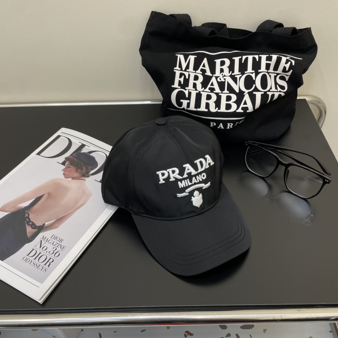Pra*a re-nylon baseball cap
