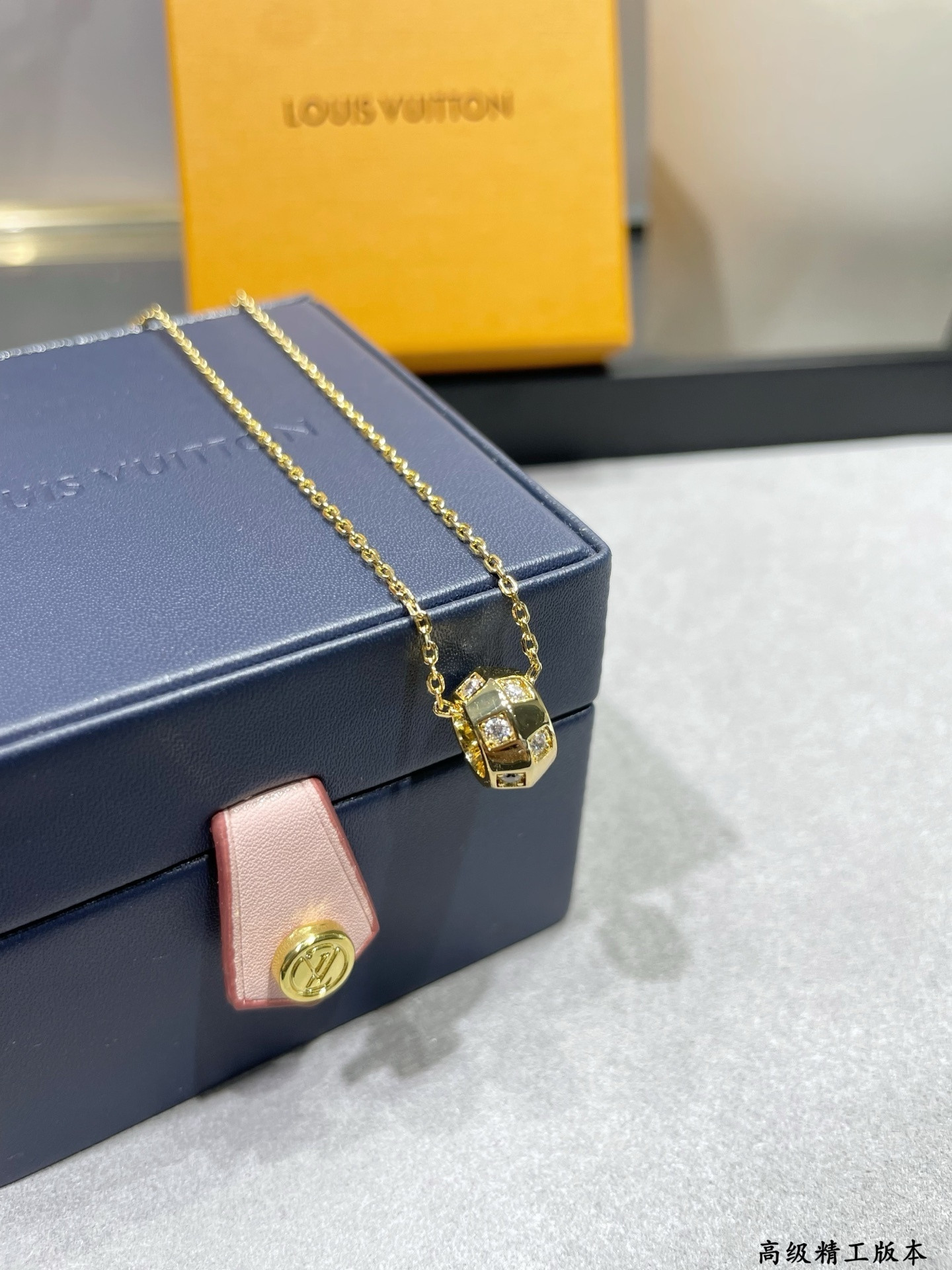 LV Checkerboard Necklace