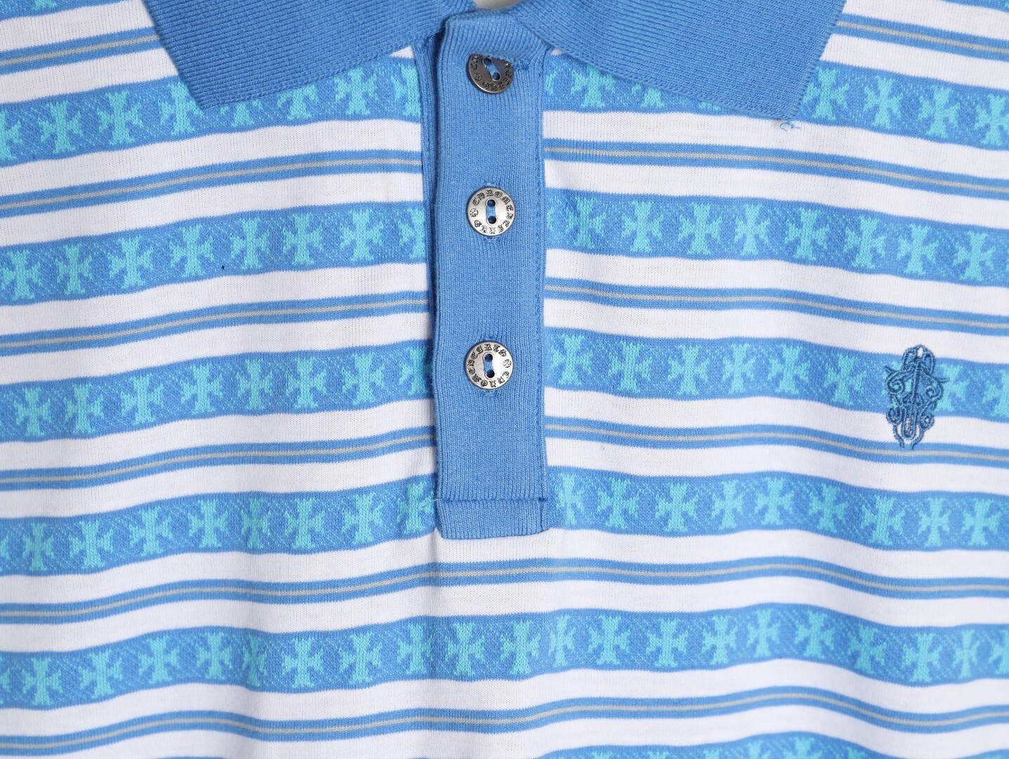 Ch**me He**ts 25fw polo shirt