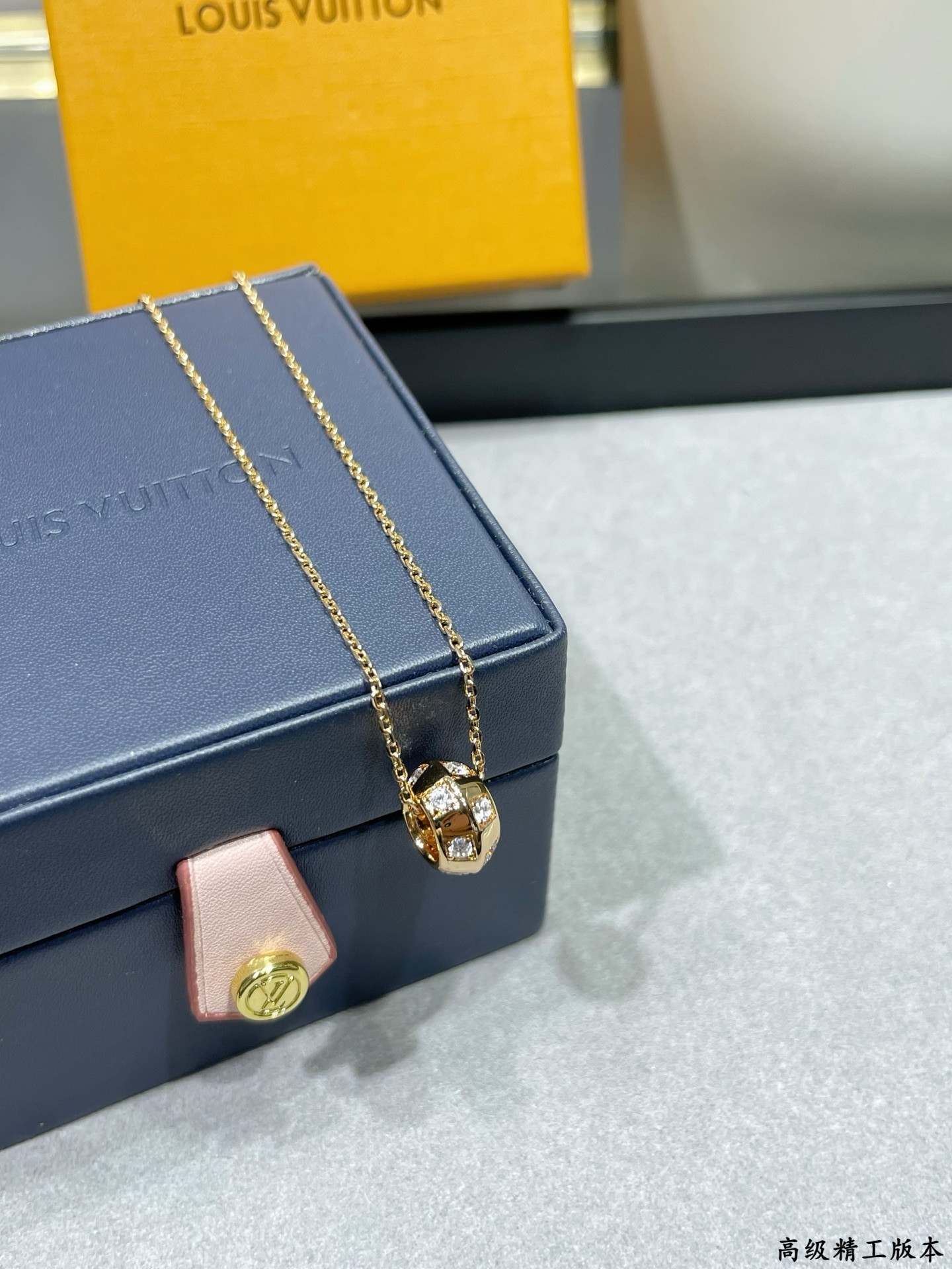 LV Checkerboard Necklace