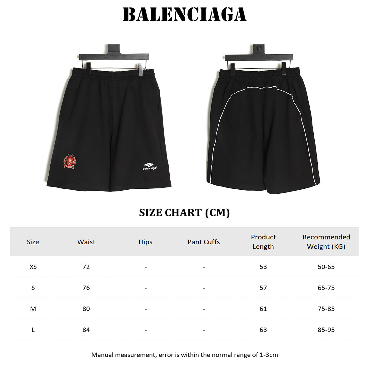 Ba*len*cia*ga blcg 25ss shorts