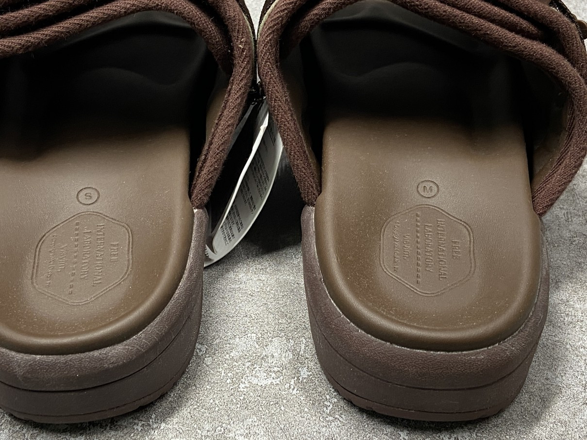 Visvim Christo Sandal Slipper Brown