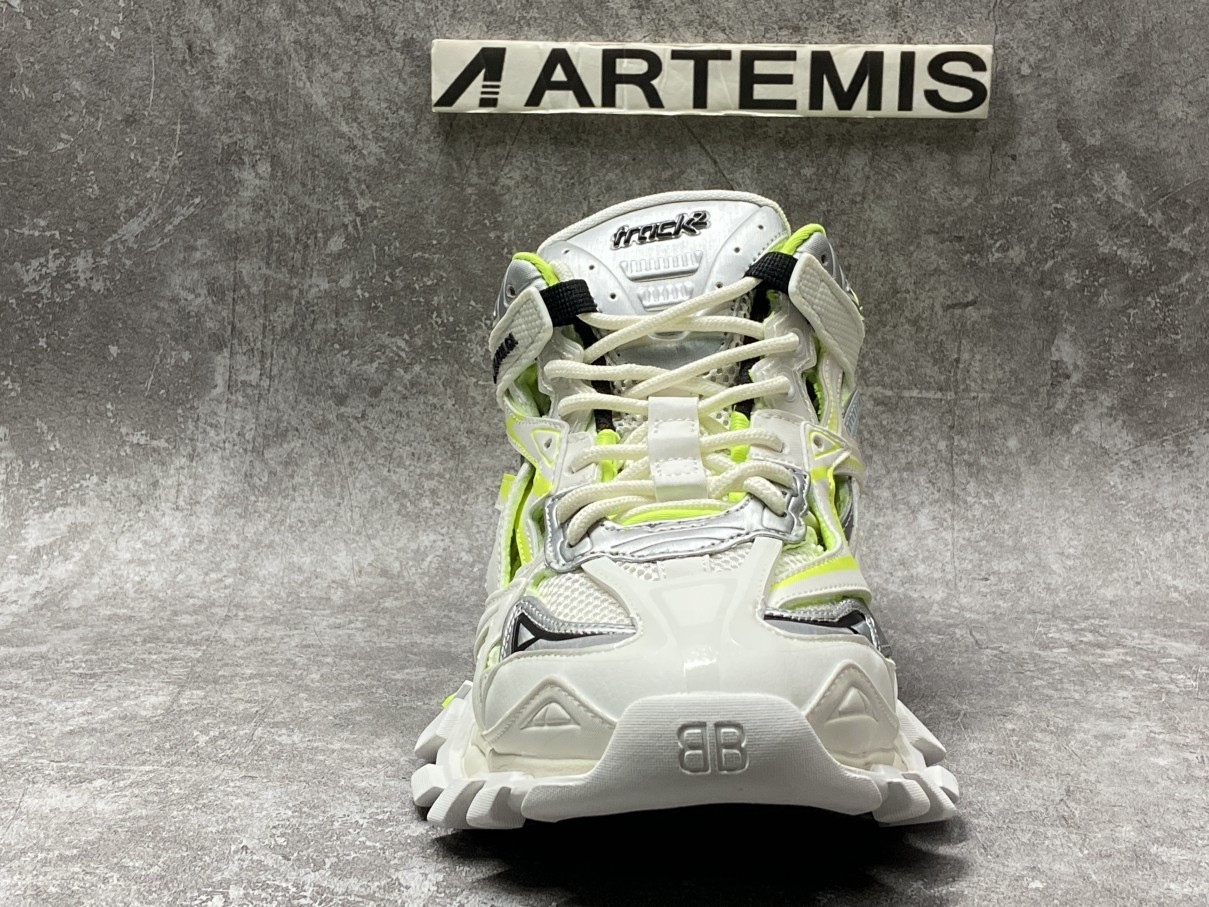 Balenciga Track Trainer White Fluo Yellow