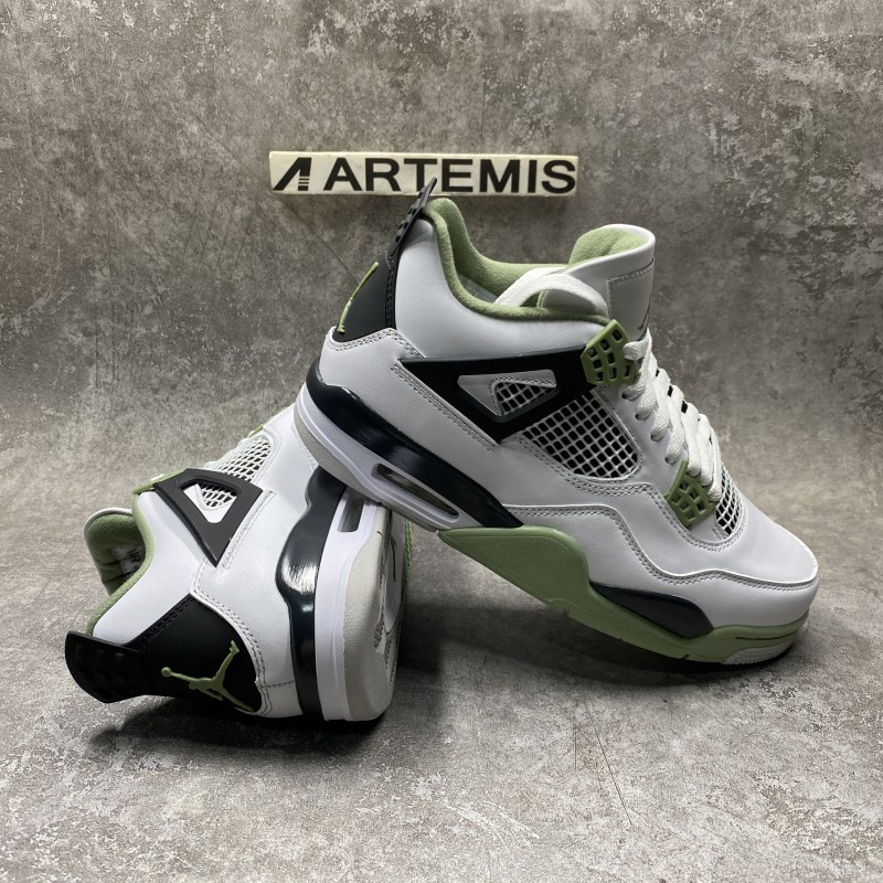 Air Jordan 4 Retro Lucid Green Rasta
