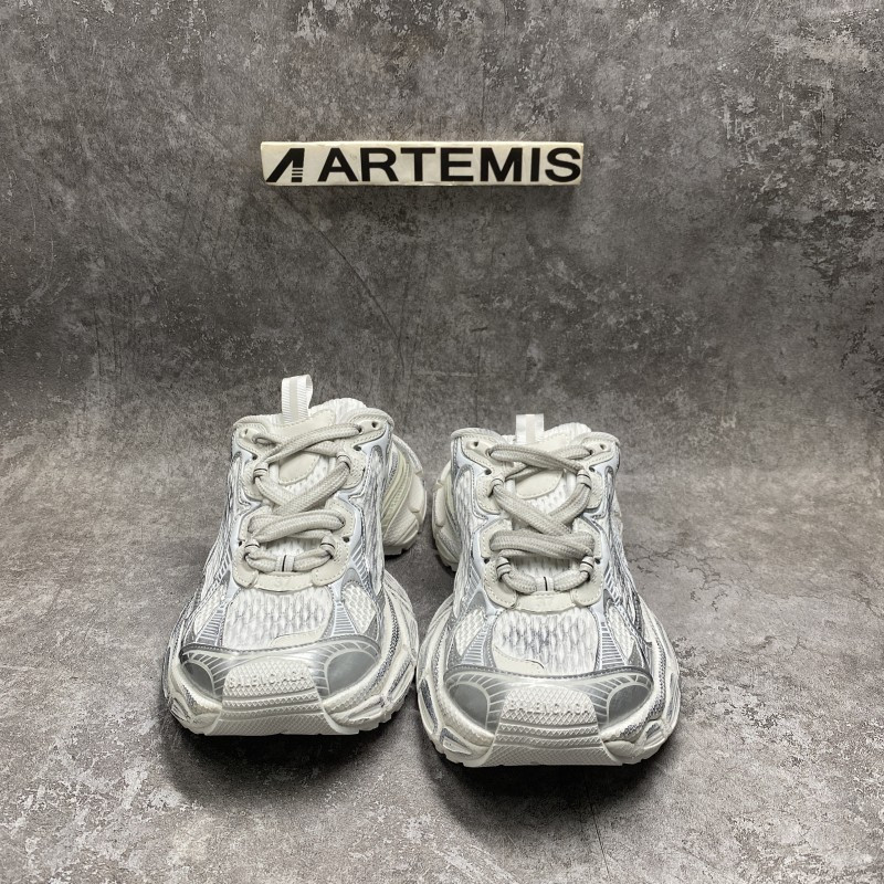 Balenciga 3XL Mule Sneakers in White