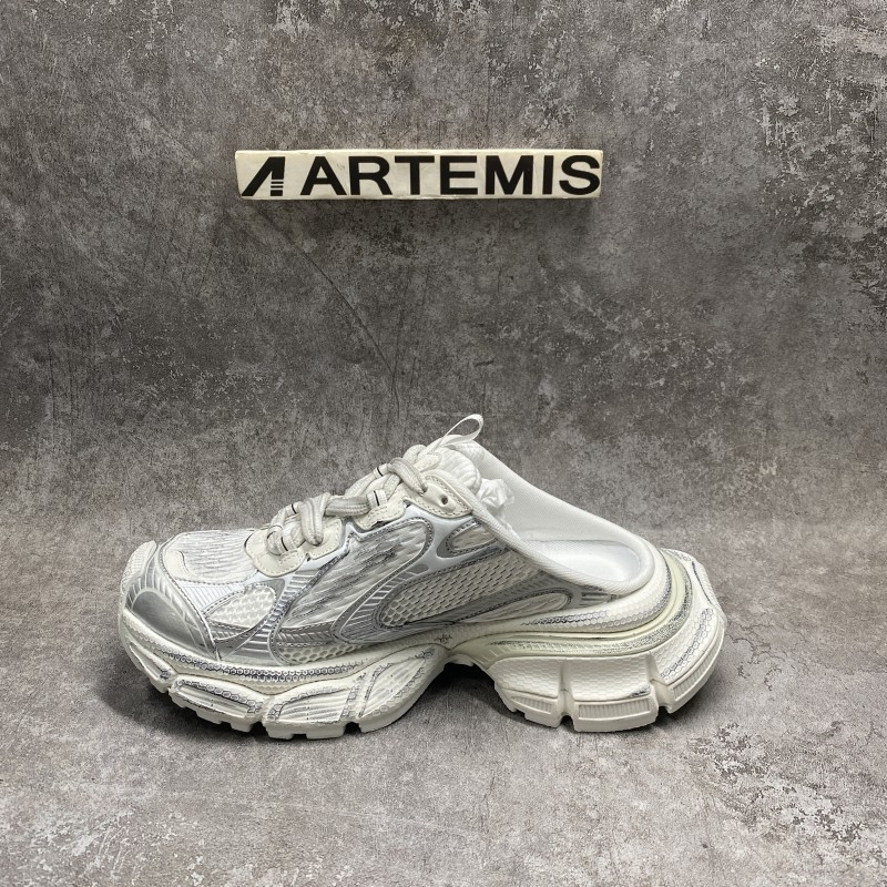 Balenciga 3XL Mule Sneakers in White