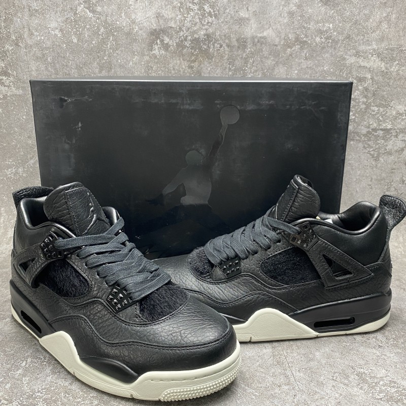 Air Jordan 4 Retro Pony Hair Black