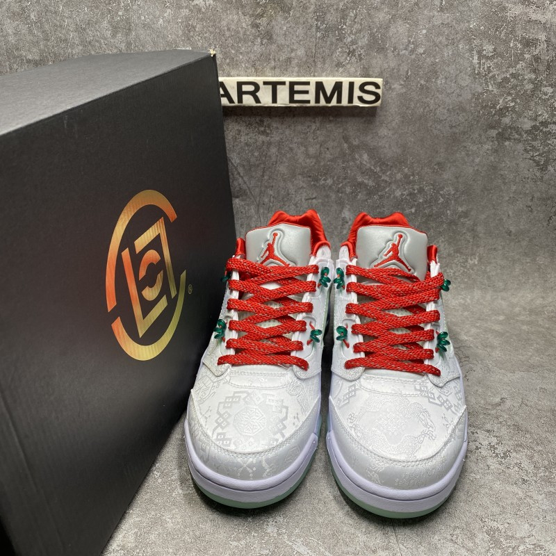 AIR Jordan 5 Retro Low CLOT White Silk 20th Anniversary