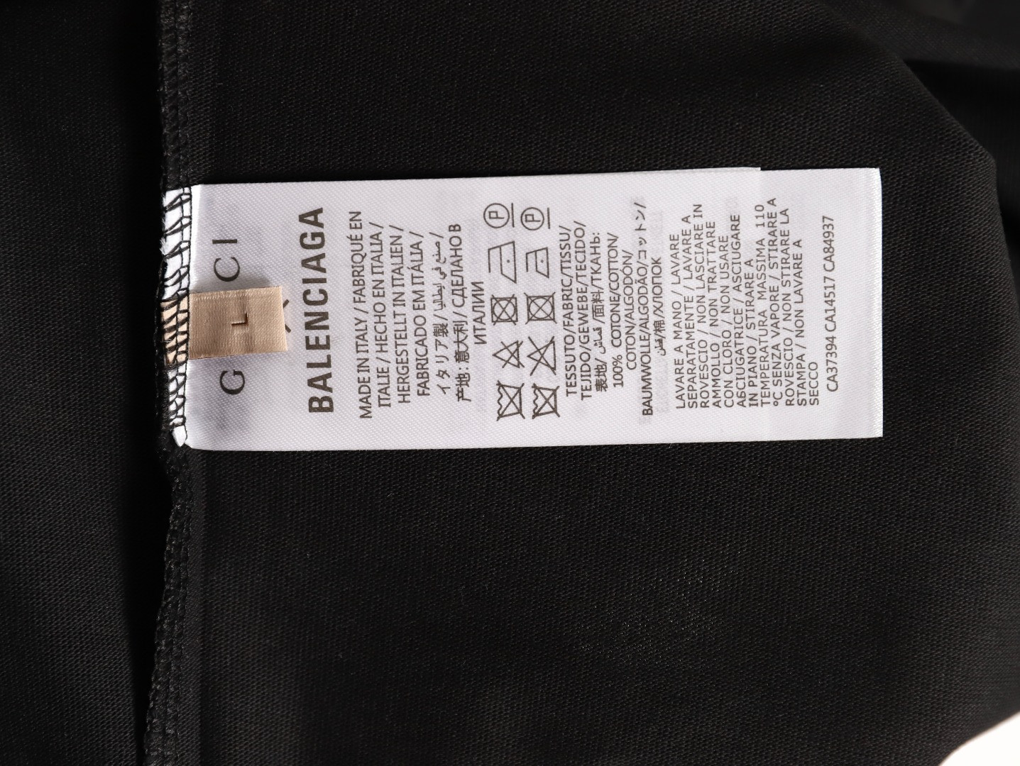 G*u*i x ba*len*cia*ga 25ss short-sleeved t-shirt
