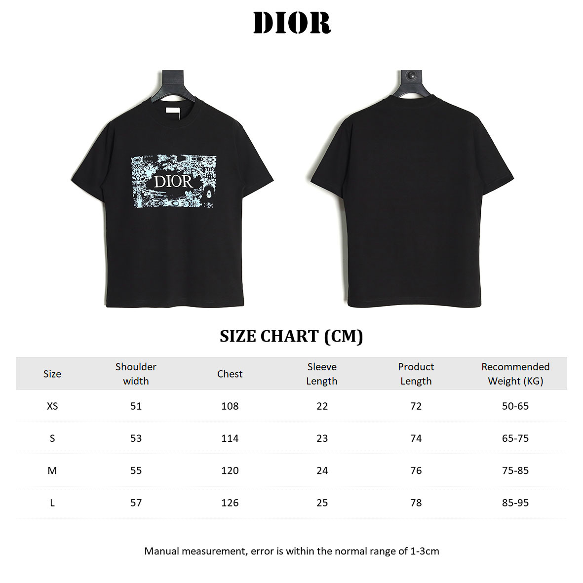 D*or 25ss short-sleeved t-shirt