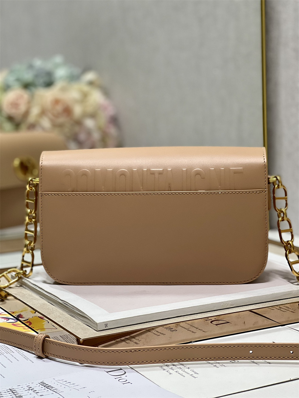 D*or 30 montaigne avenue pink 22.5 x 12.5 x 6.5 cm