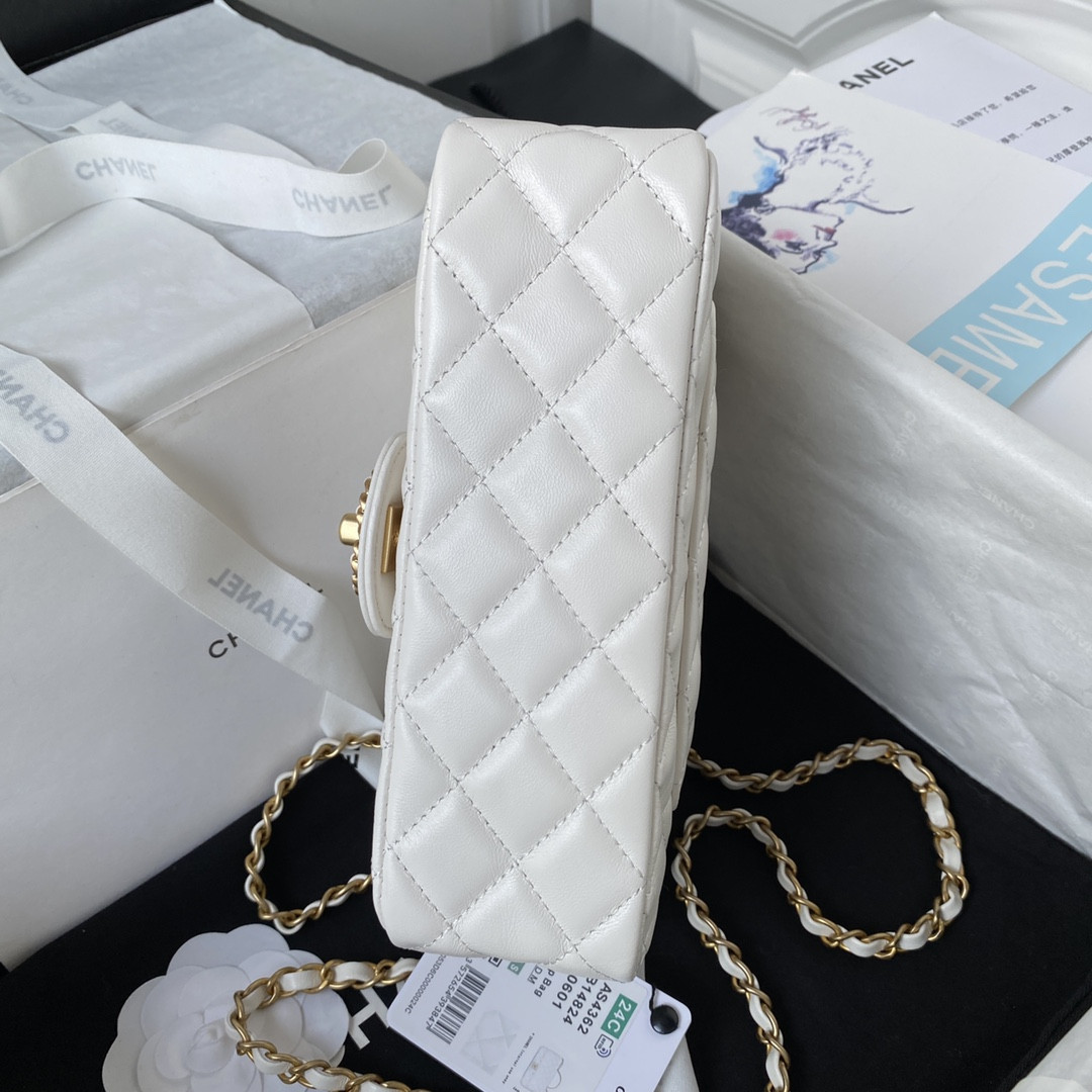 MINI FLAP BAG WITH TOP HANDLE 24C 12x20x6cm