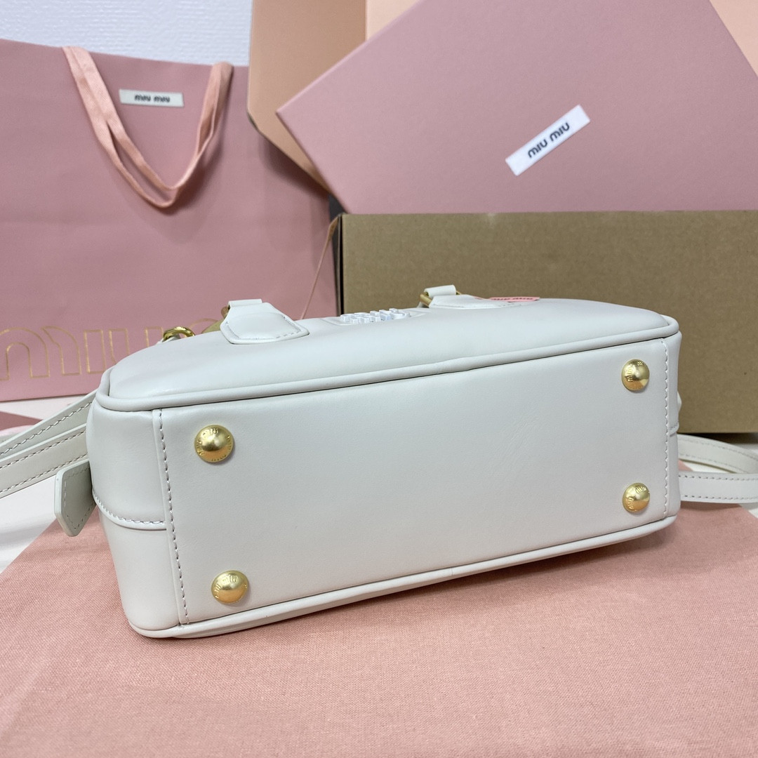 Miu Miu Arcadie leather bag  10.5x22x7.5cm