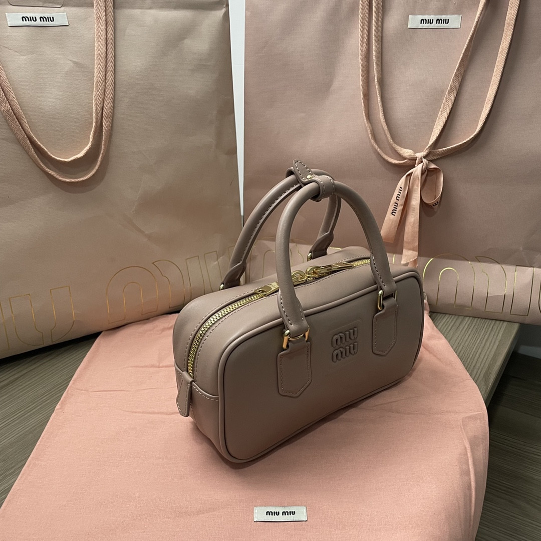 Miu Miu Arcadie leather bag 10.5x22x7.5cm