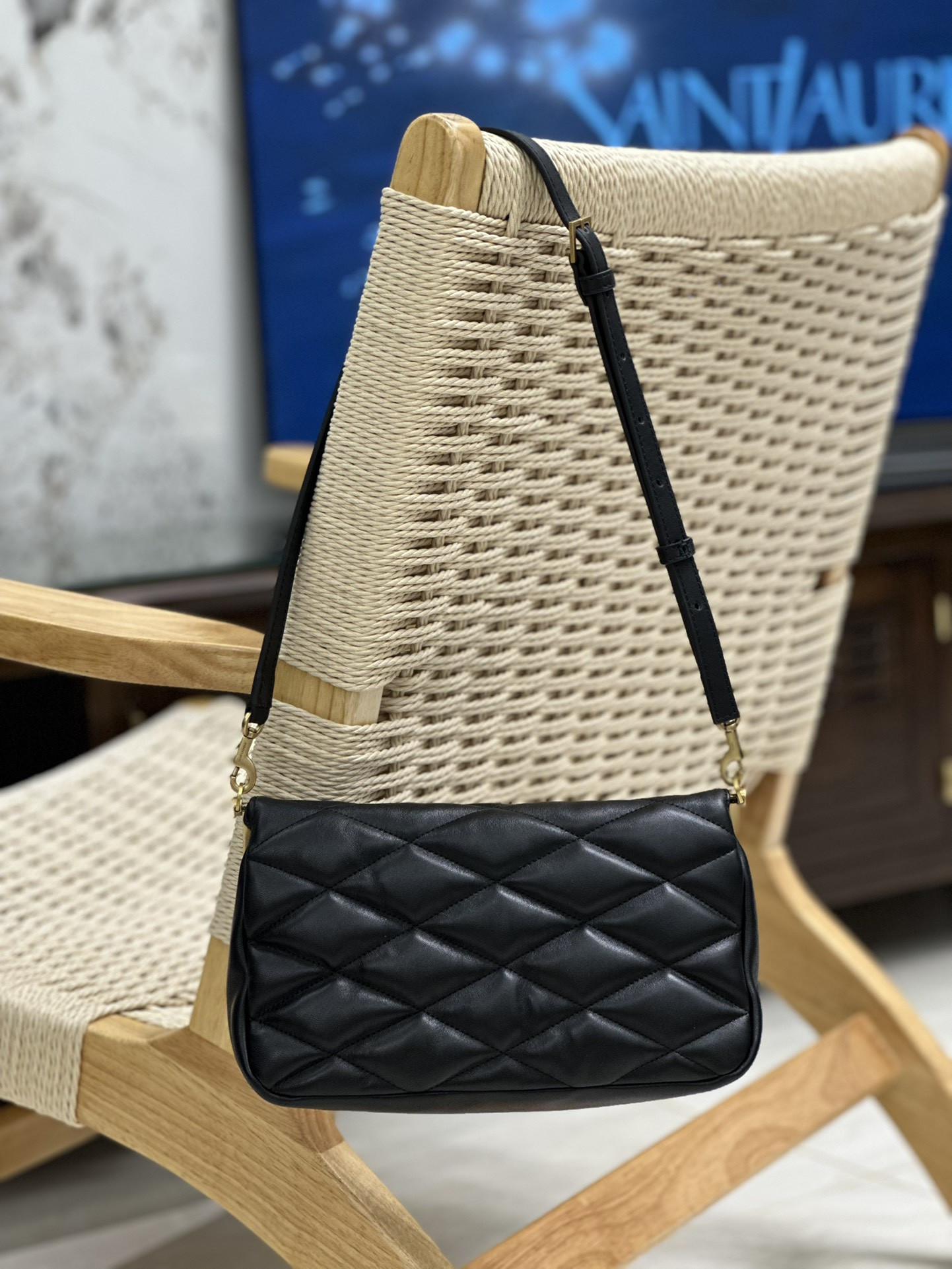 Y*L 87 in quilted lambskin 26x13x5cm