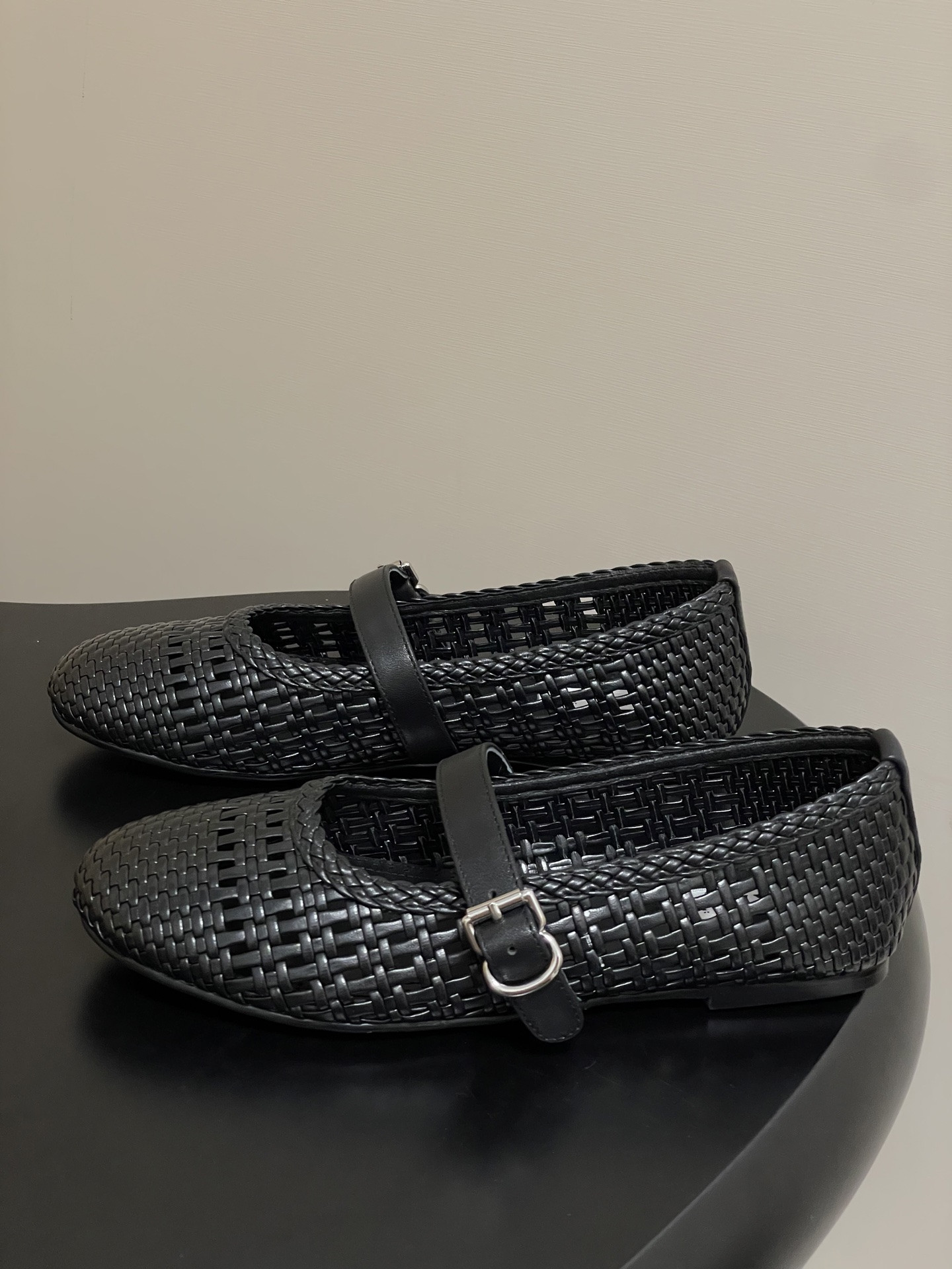 UA Alaïa Hollow Woven Mary Jane Flats(Customized Size 7-10 days production time)