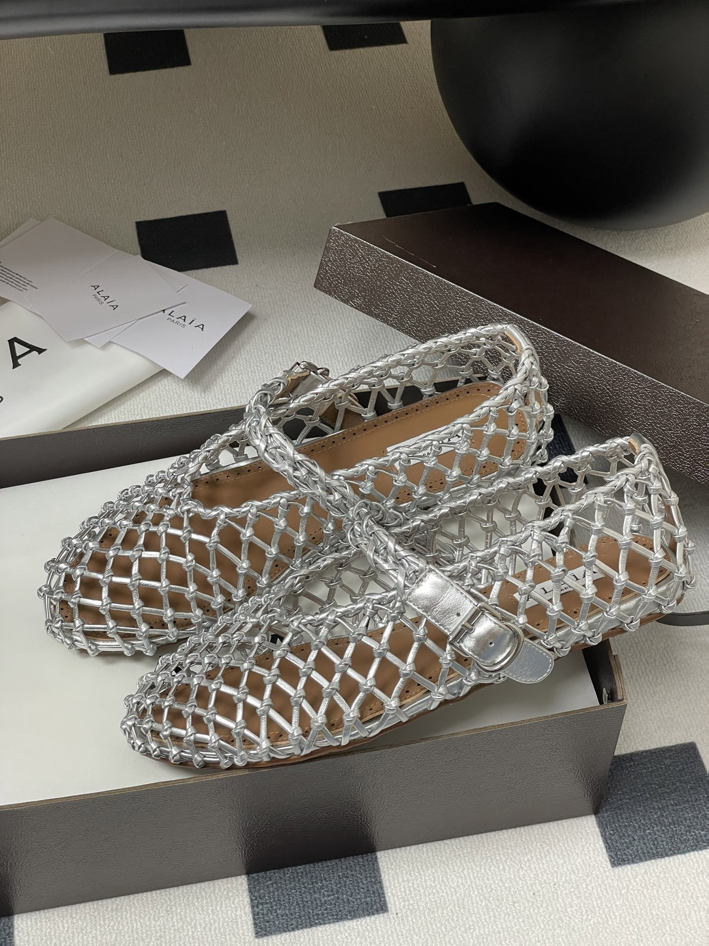UA Alaïa BRAIDED BALLET FLATS(Customized Size 7-10 days production time)