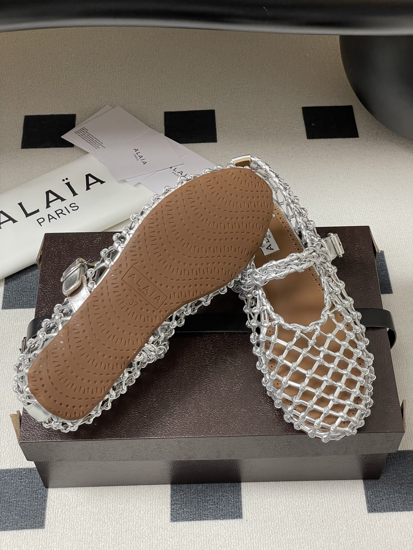 UA Alaïa BRAIDED BALLET FLATS(Customized Size 7-10 days production time)