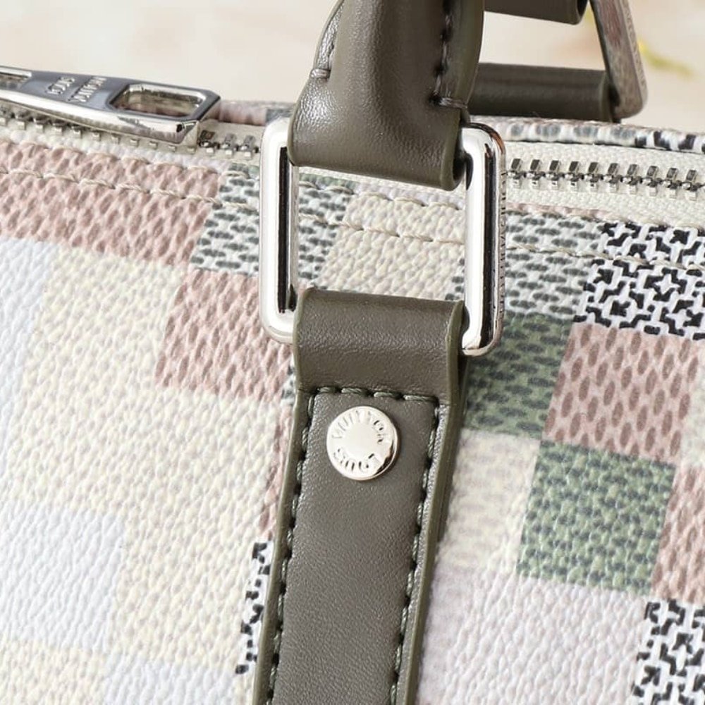 L0vis Vvtt0n Keepall Bandoulière 25 Damoflage Canvas Khaki 25Cm N00105