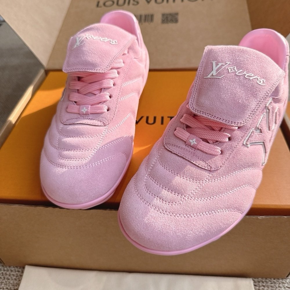 L0vis Vvtt0n Lv Footprint Soccer Pink 1Ahtyk