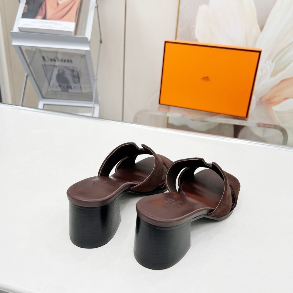 H**me5 Helia 60 Sandal Dark Brown H232088Z F7375