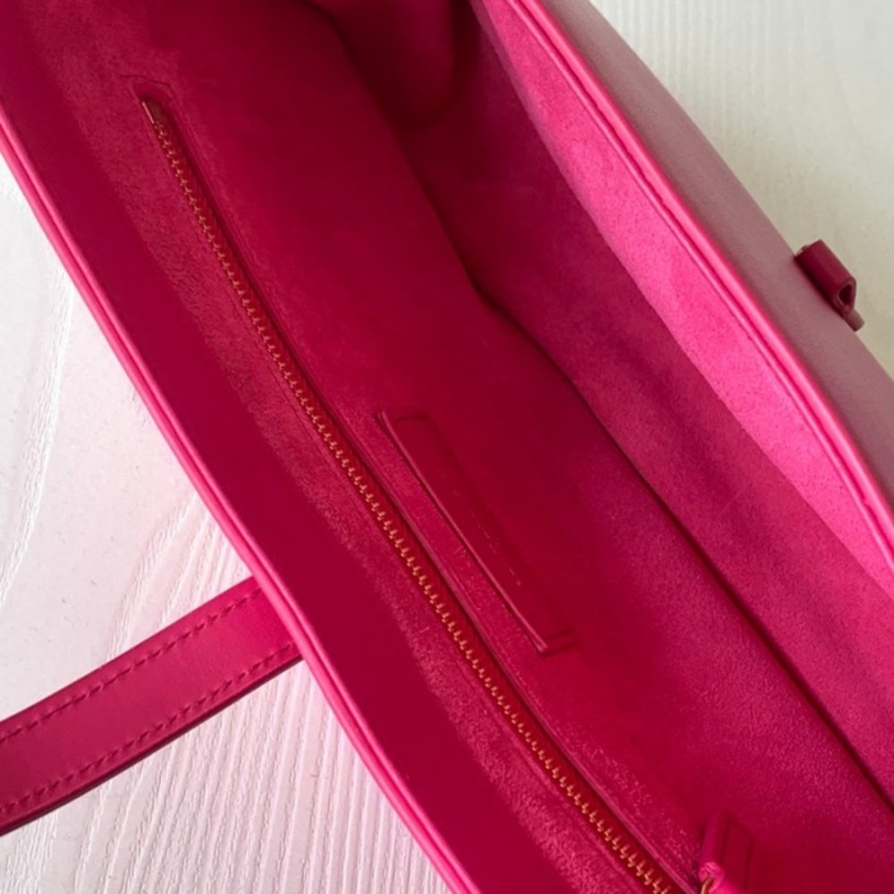 Sa1nt Lau*nt Le 5 À 7 Hobo Bag In Smooth Leather Pink 25Cm 6572282R20W5623