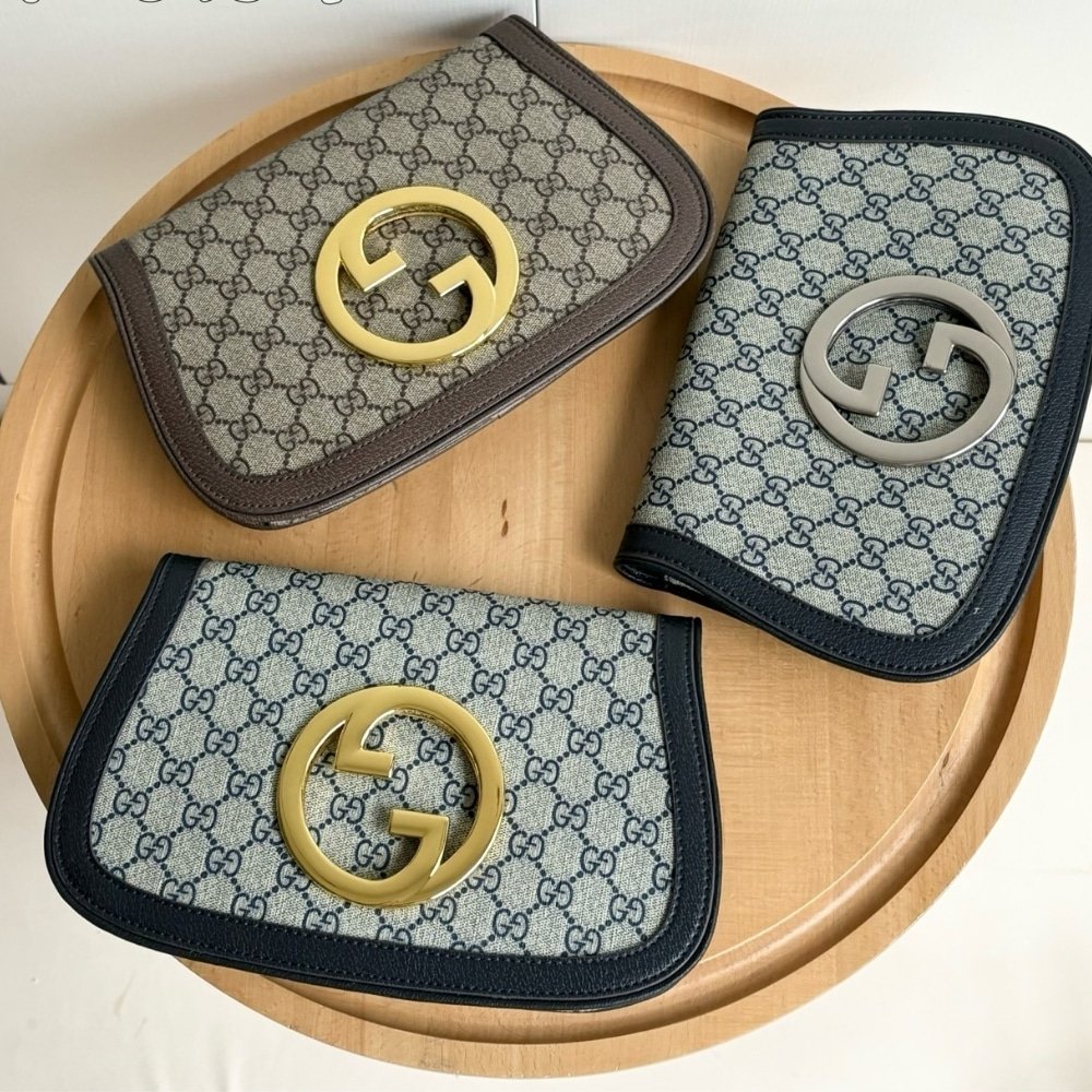 Gvc*1 Blondie Shoulder Bag Beige And Ebony Gg Svp*me Canvas 28Cm ‎699268 K9Gsg 8358