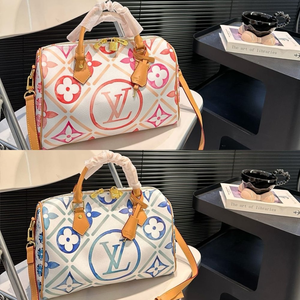 L0vis Vvtt0n Speedy Bandoulière 25 Other Monogram Canvas Coral 25Cm M11209