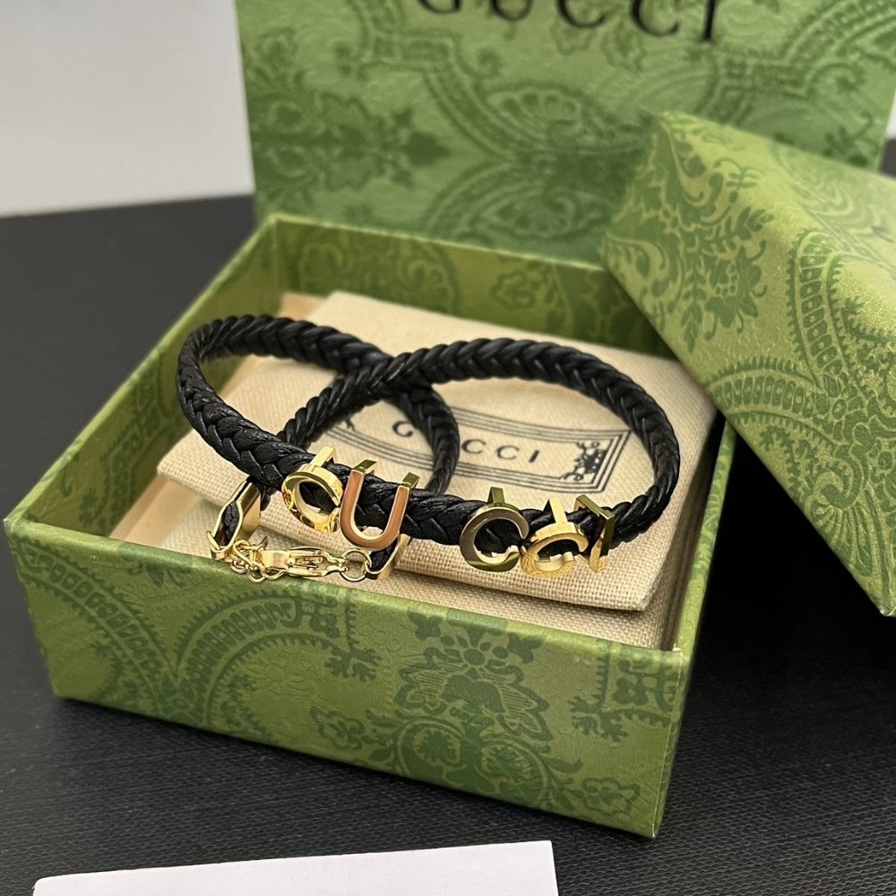 Gvc*1 Leather Gvc*1 Necklace Black 684630 Iaaa1 8029