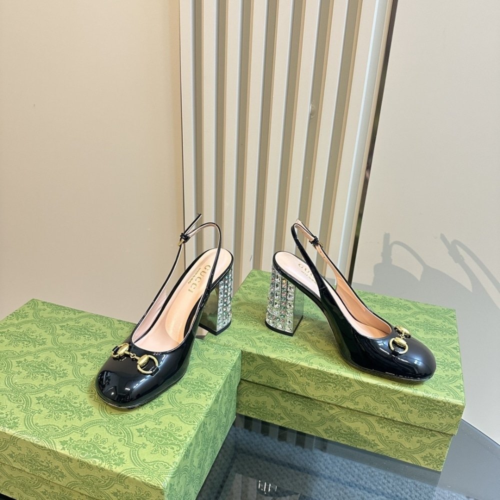 Gvc*1 Women’s Horsebit Pump With Crystals Black 795984 Bnc00 1000