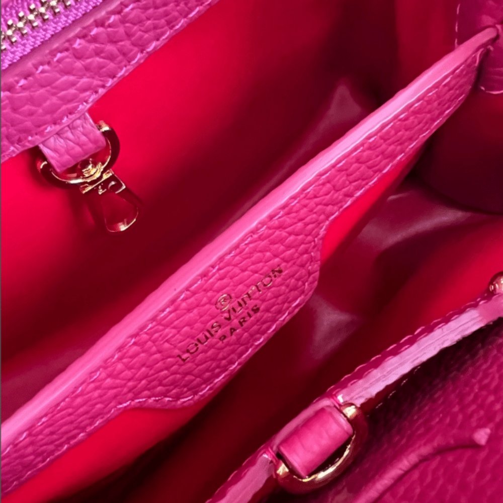 L0vis Vvtt0n Capucines Mm Bag Dark Pink 27Cm M20845