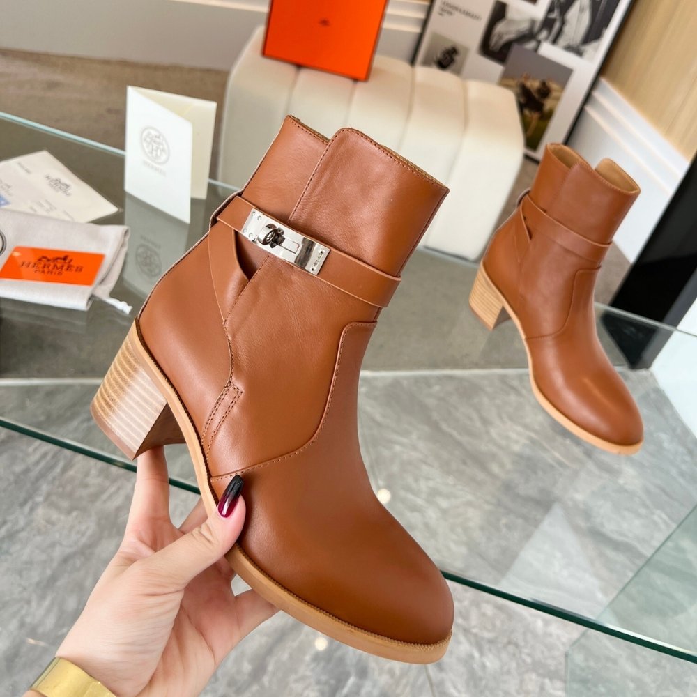 H**me5 Frenchie 50 Ankle Boot Brown H222092Z A3360