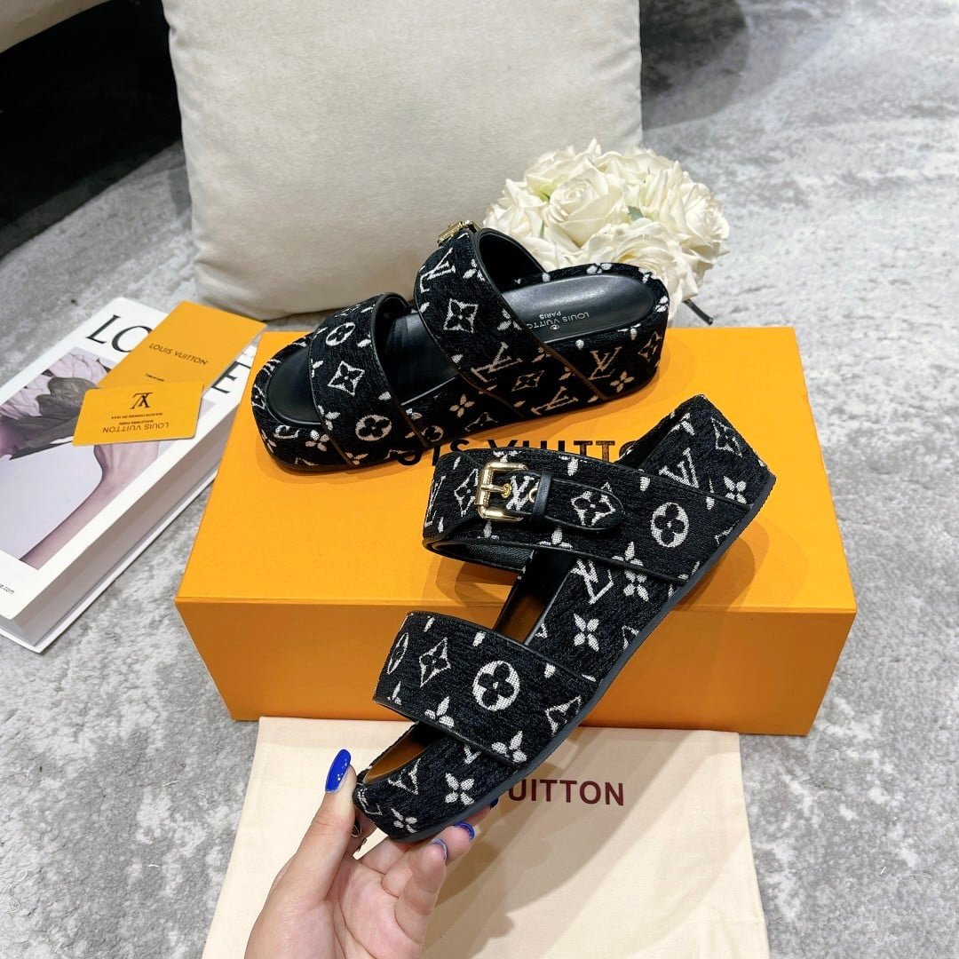 L0vis Vvtt0n Mule Jumbo Flatform Black 1A94Uw