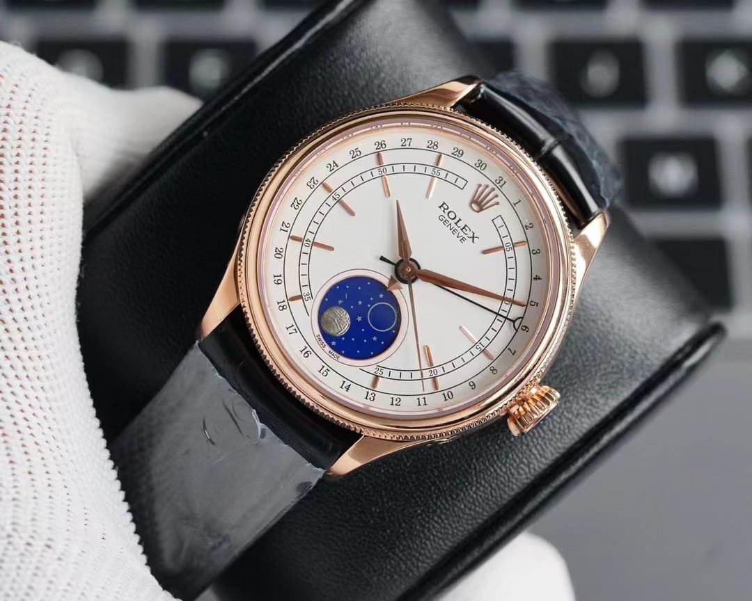 R01ex Cellini Moonphase White 39Mm 50535